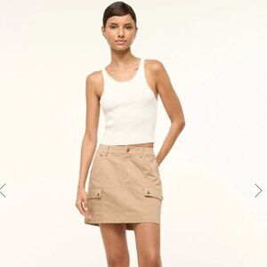 Staud San Carlos Skirt Khaki Size 4